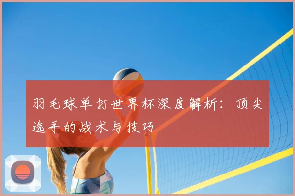 羽毛球单打世界杯深度解析：顶尖选手的战术与技巧