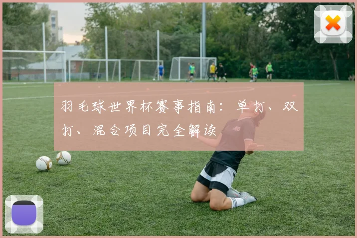 羽毛球世界杯赛事指南：单打、双打、混合项目完全解读